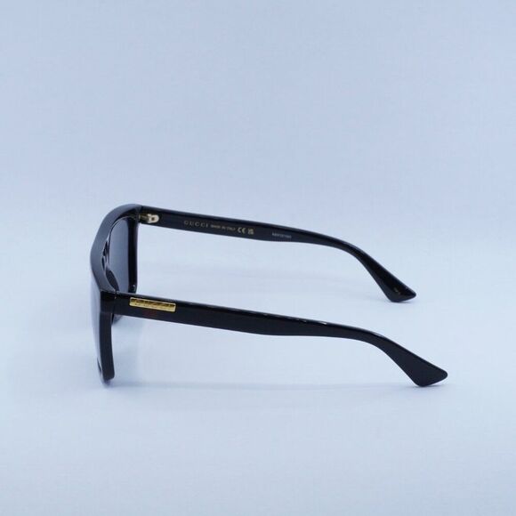 💯 NEW GUCCI GG0748S 001 BLACK GREY SUNGLASSES - Picture 10 of 12